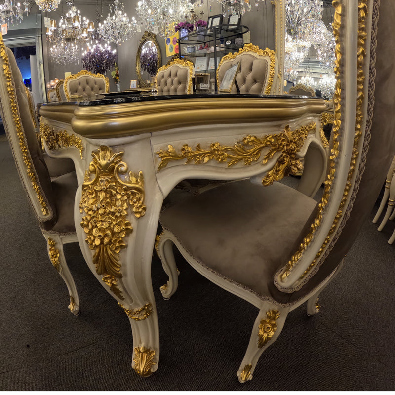 Majestic Crème Goud Eettafelset