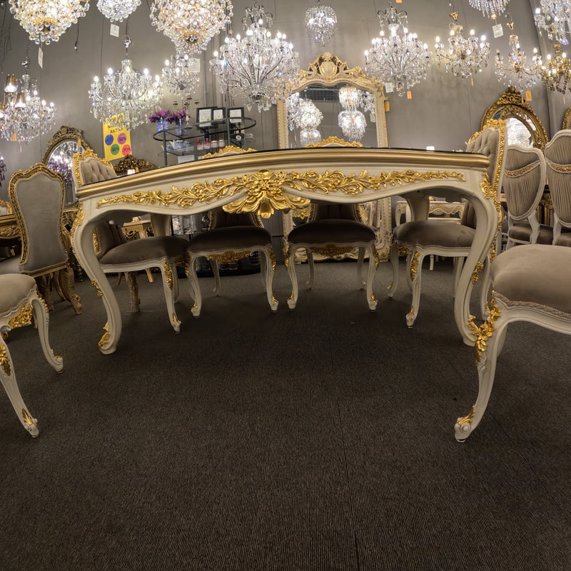 Majestic Crème Goud Eettafelset