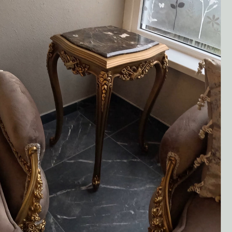 Majestic Goud Marmer Bijzettafel