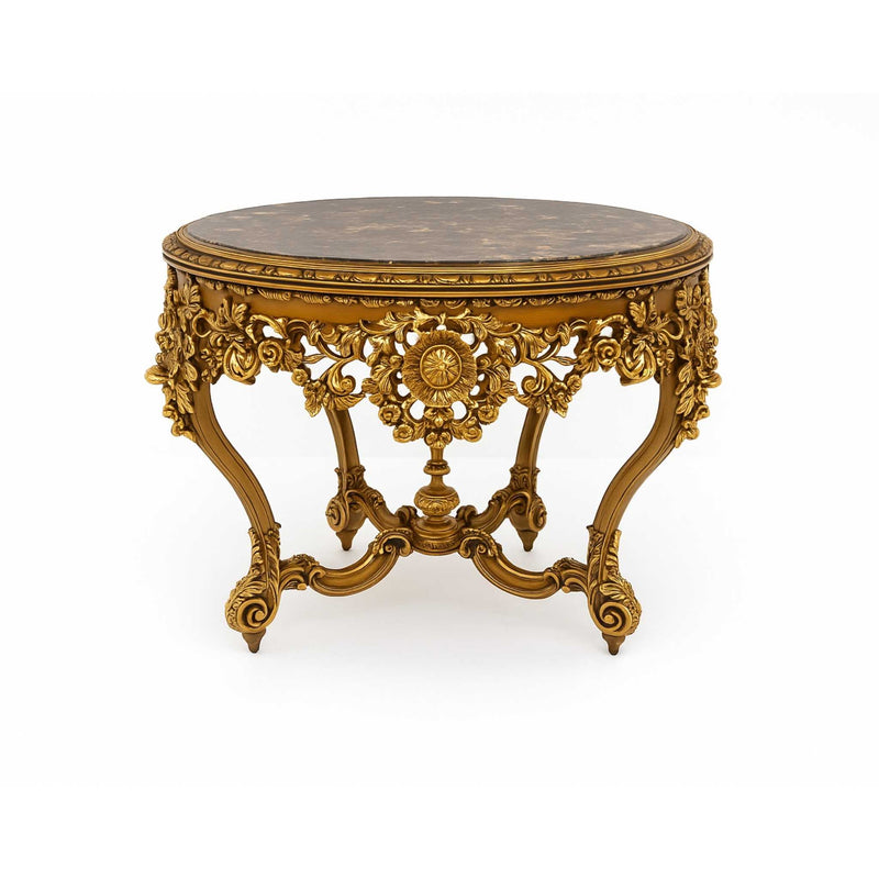 Rosalia Gold Marmeren Bijzettafel