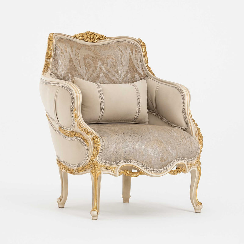 Rosa Goud Crème Sofa Set