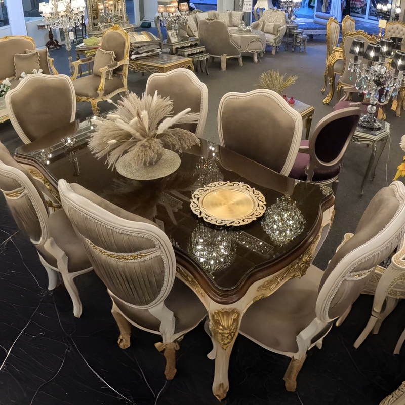 Aristocratische Elegantie Barok Eettafel