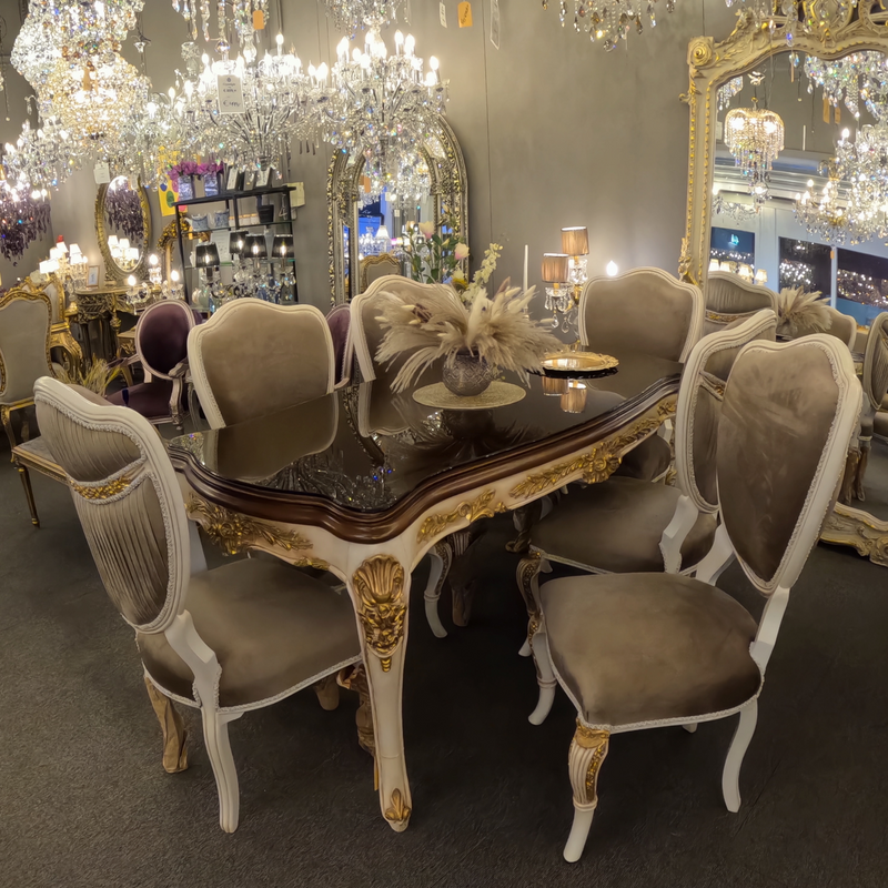 Aristocratische Elegantie Barok Eettafel