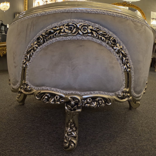 Rosa Salontafel zilver marmer