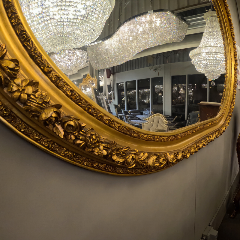 Elegance Oval Wandspiegel