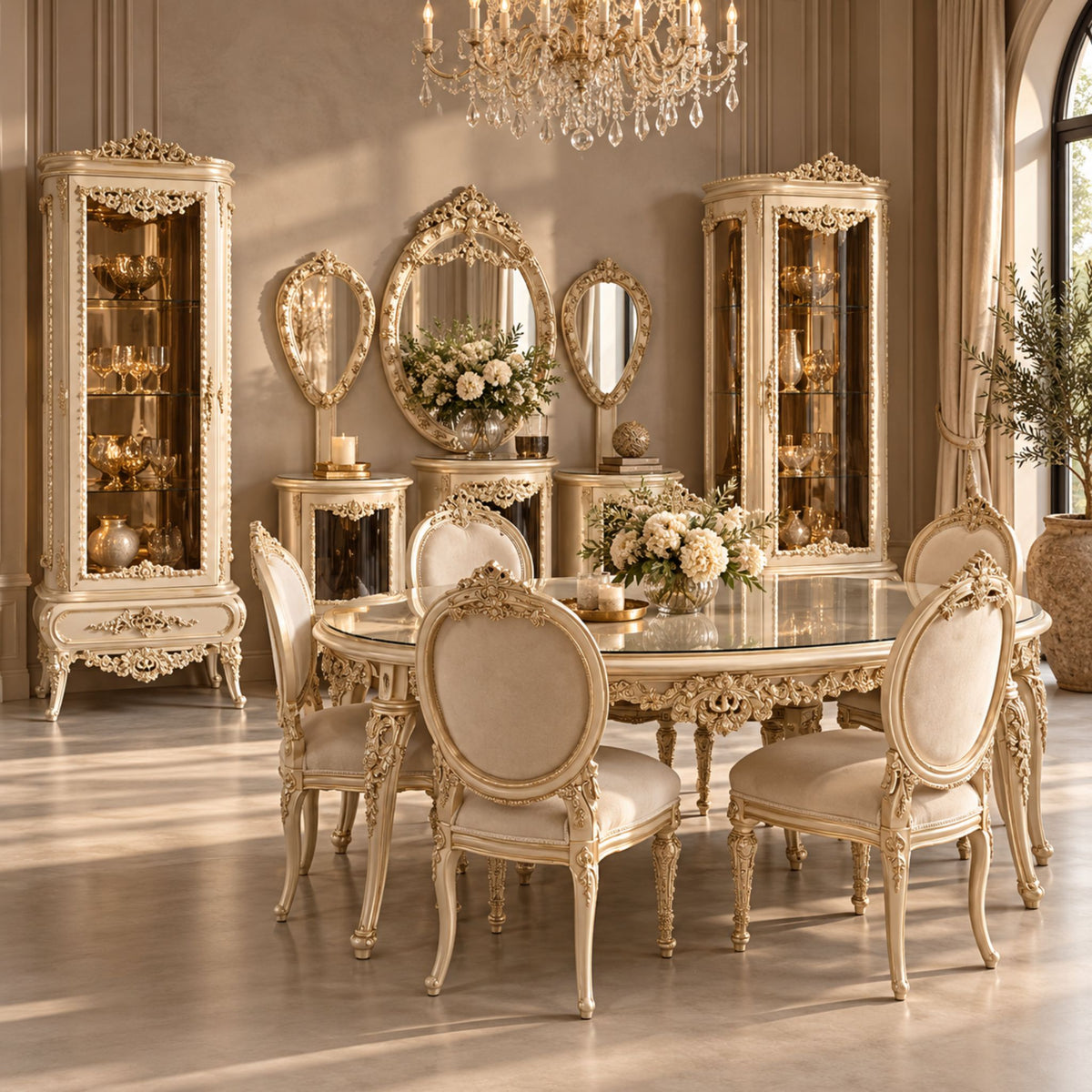 Aurélisse – Luxe Barok Eetkamerset