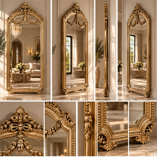 Château Royale Eikenhouten Spiegel