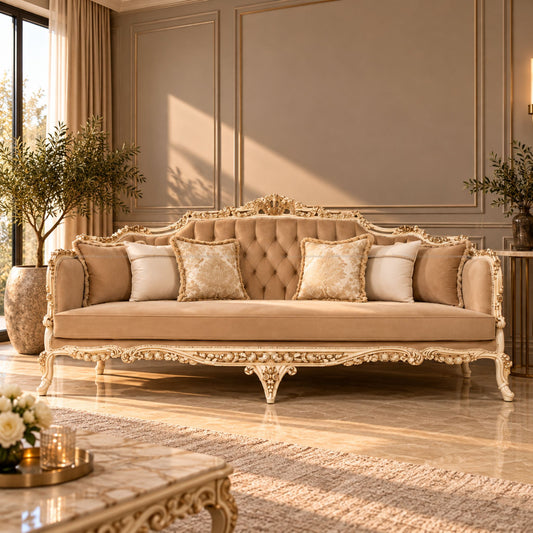 Château Valmont – Luxe Barok Salonset Creme