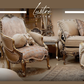 Royale Gold Sofa Set (Goud)