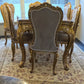 Majestic Goud Barok Eettafel (Marmer Emparador)