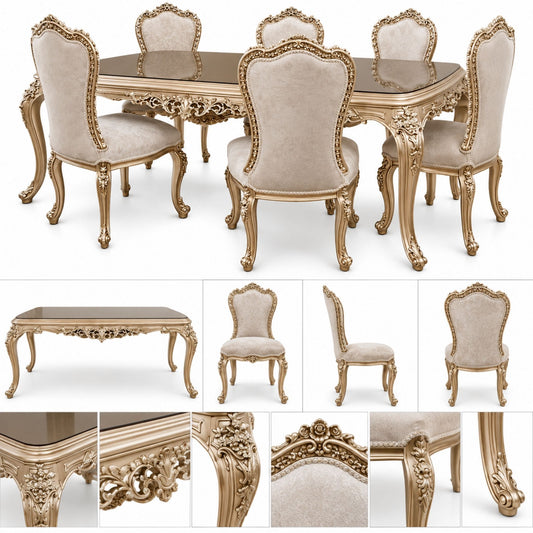 Élodienne Royale – Luxe Barok Eethoek