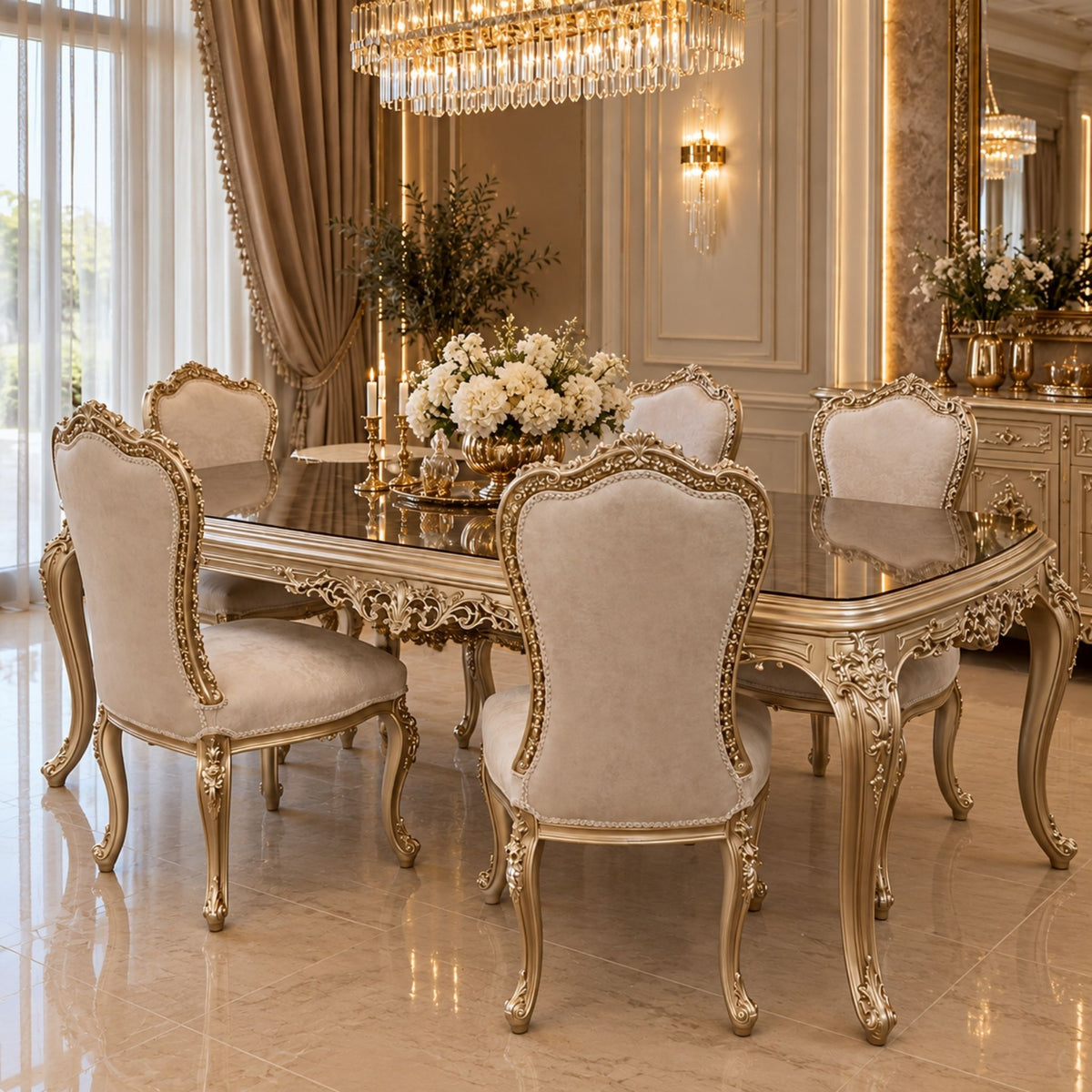 Élodienne Royale – Luxe Barok Eethoek