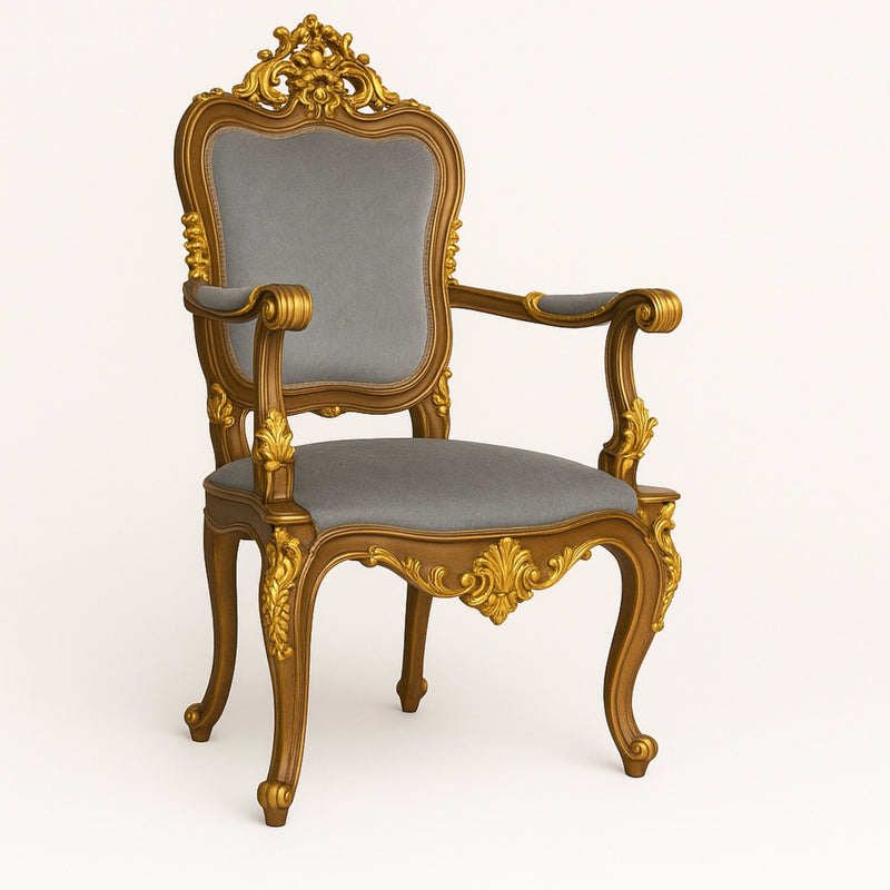 Etoile Royale Chair Goud Grijs