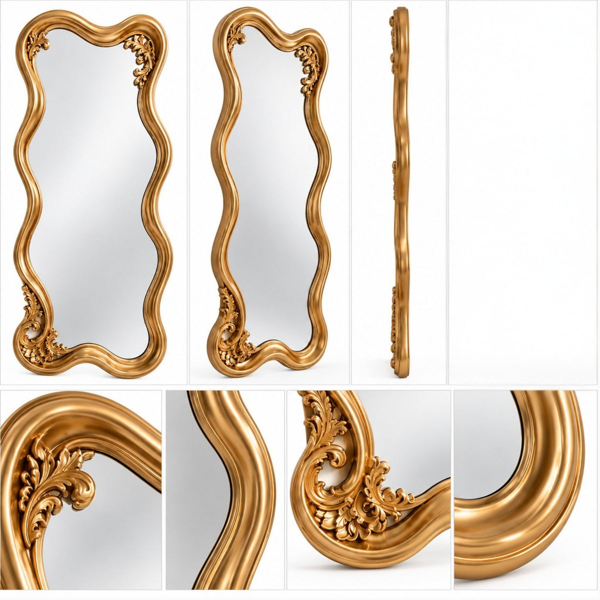 Florence Gouden Eikenhouten Spiegel