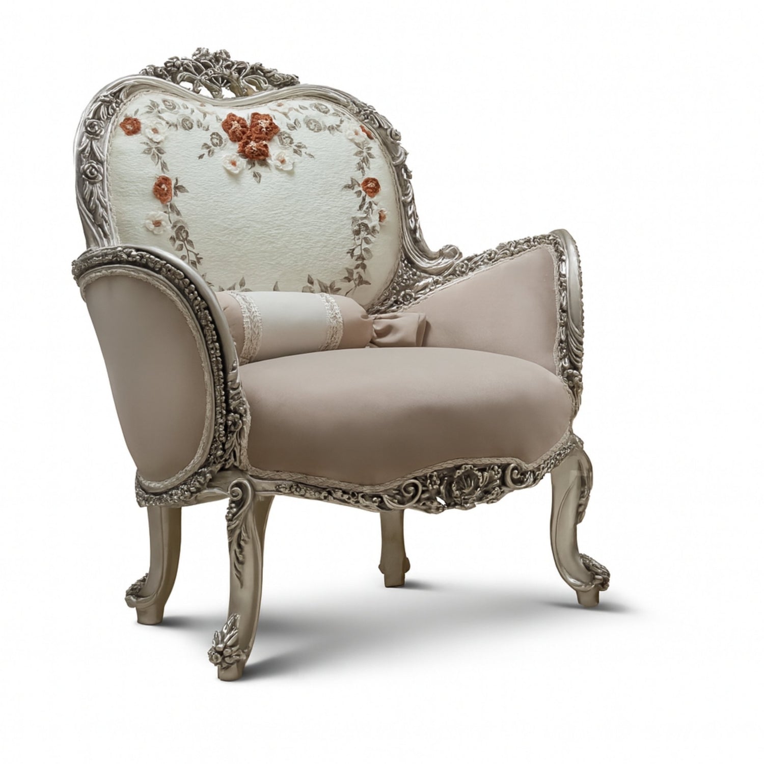Florence Rose – Barok Fauteuil