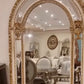 Royale Reflectie Spiegel (Crème met Goud)