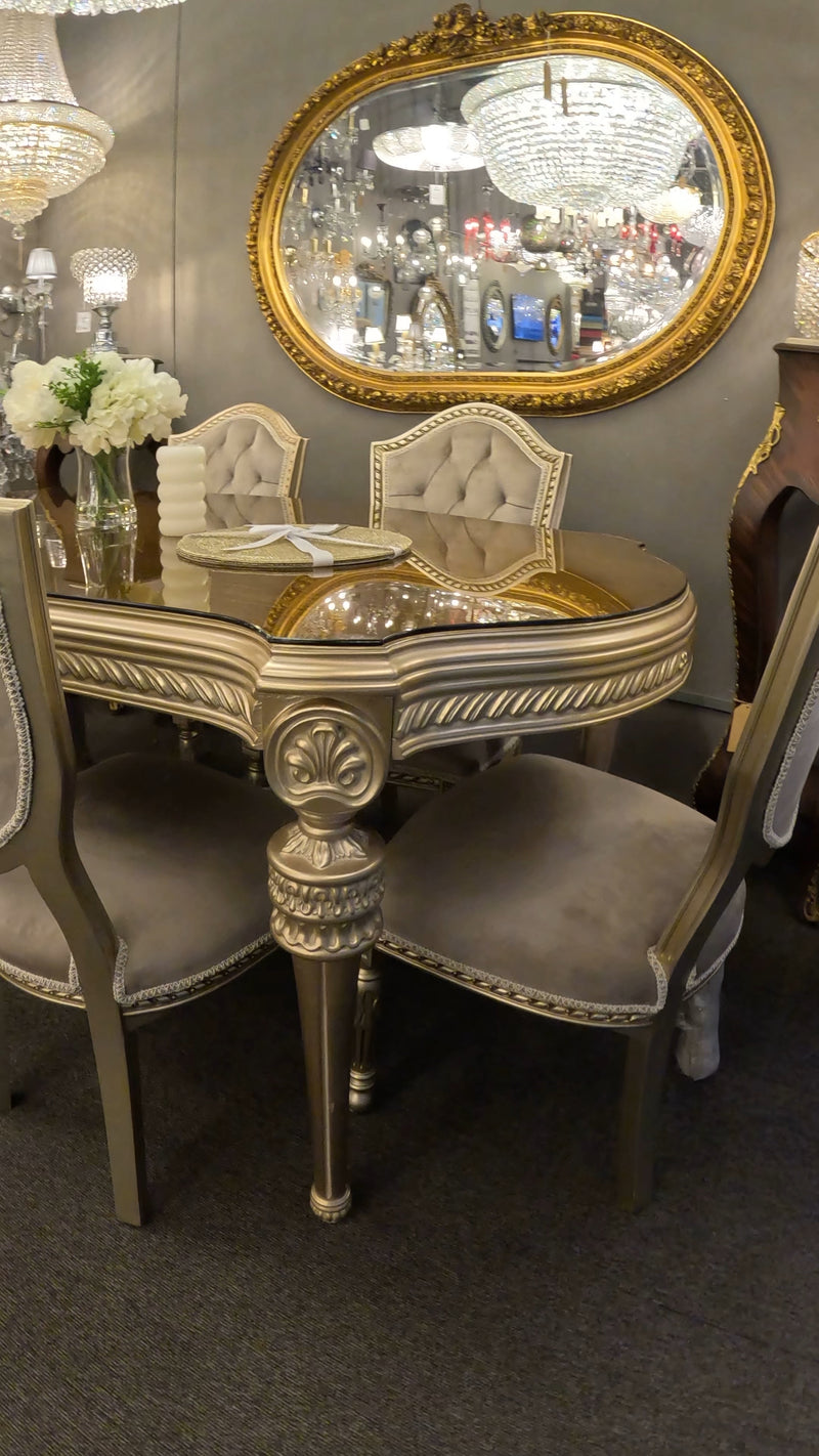 Royale Champagne Goud Eettafelset