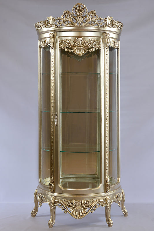 Opulent Golden Vitrine
