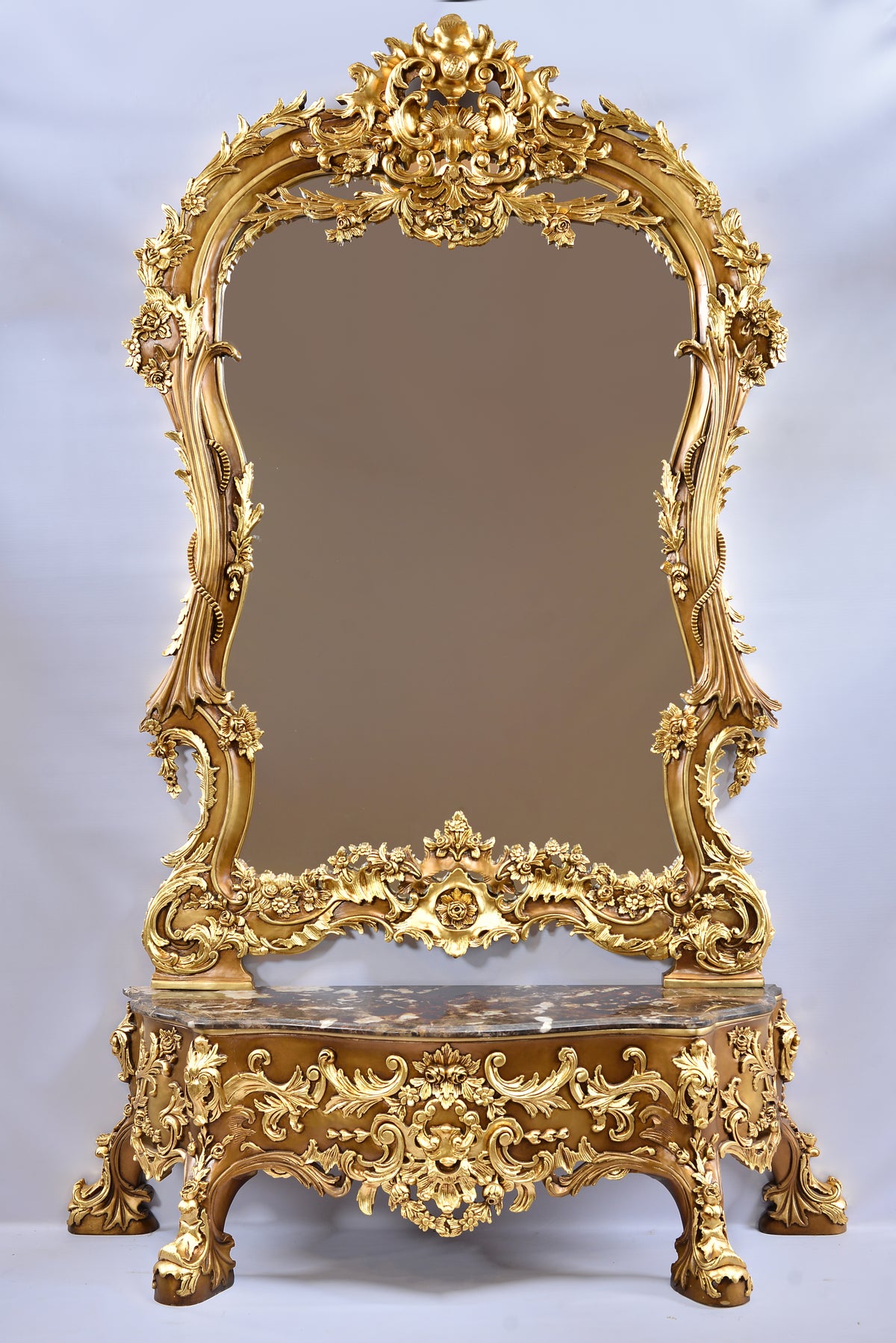 Lustro Majestic Florale Spiegel Console