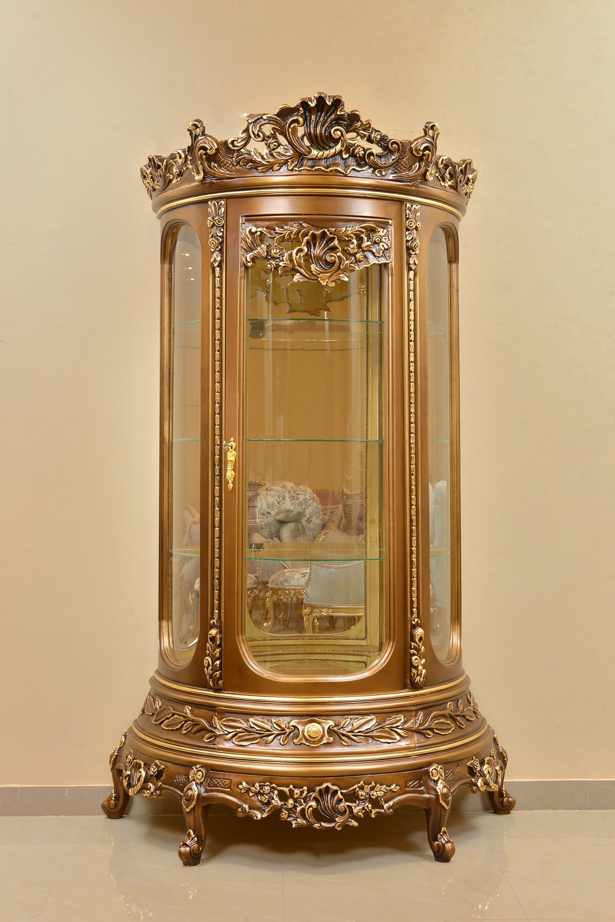 Bronze Crown Vitrinekast