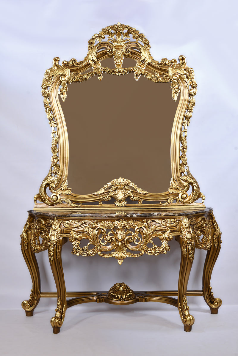 Lustro Regal Flora Spiegel Console