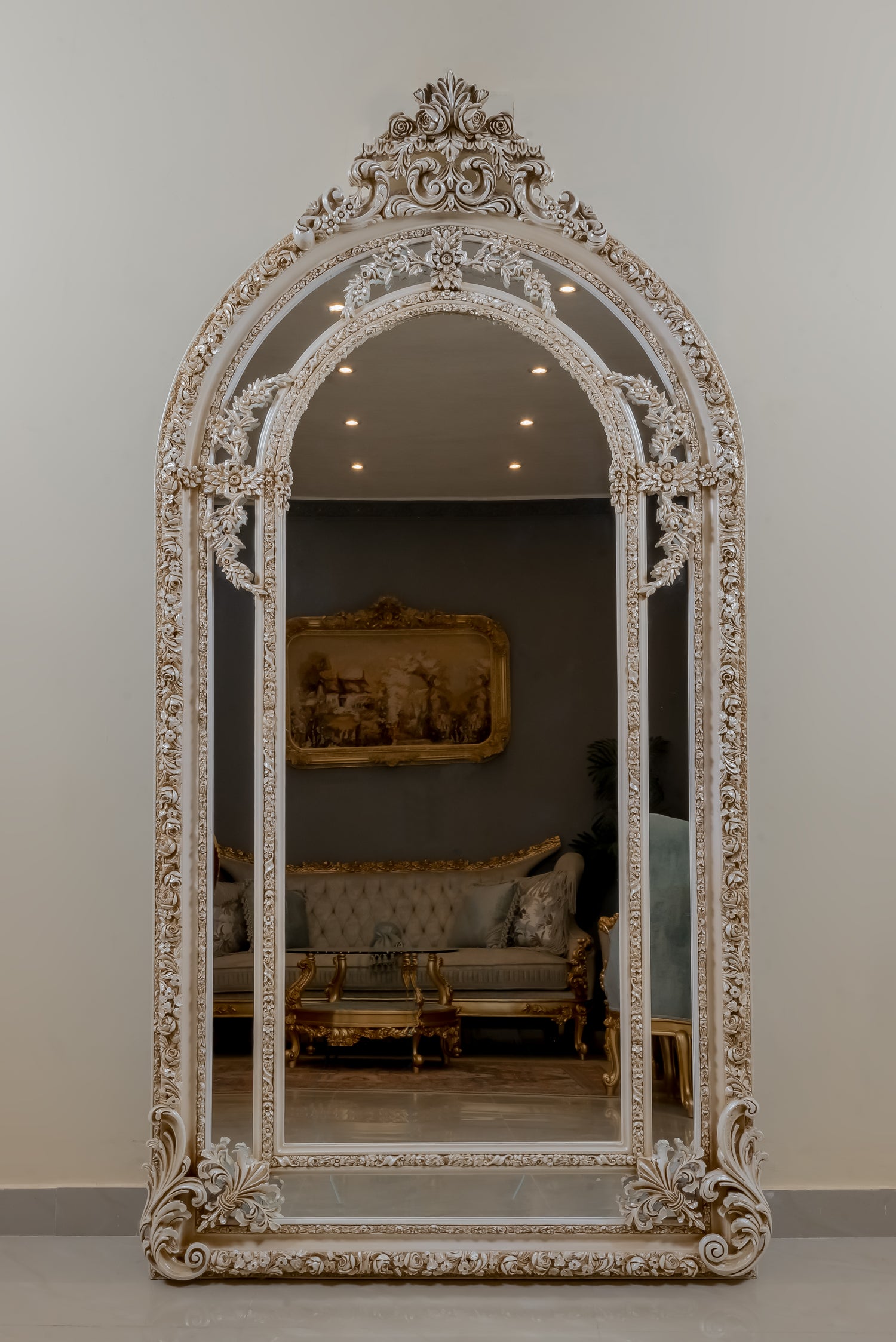 Royale Reflectie Spiegel (Crème)