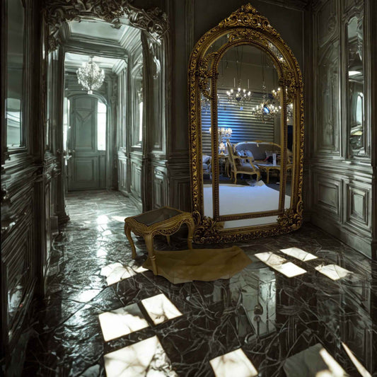 Royale Reflectie Spiegel (Goud)