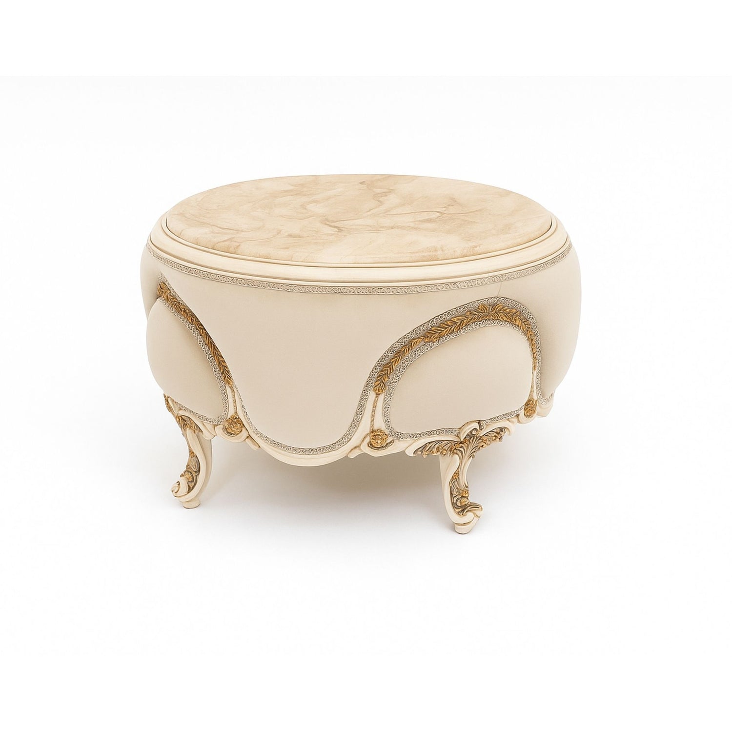 Rosa Salontafel Crème Goud