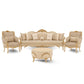 Rosa Goud Crème Sofa Set