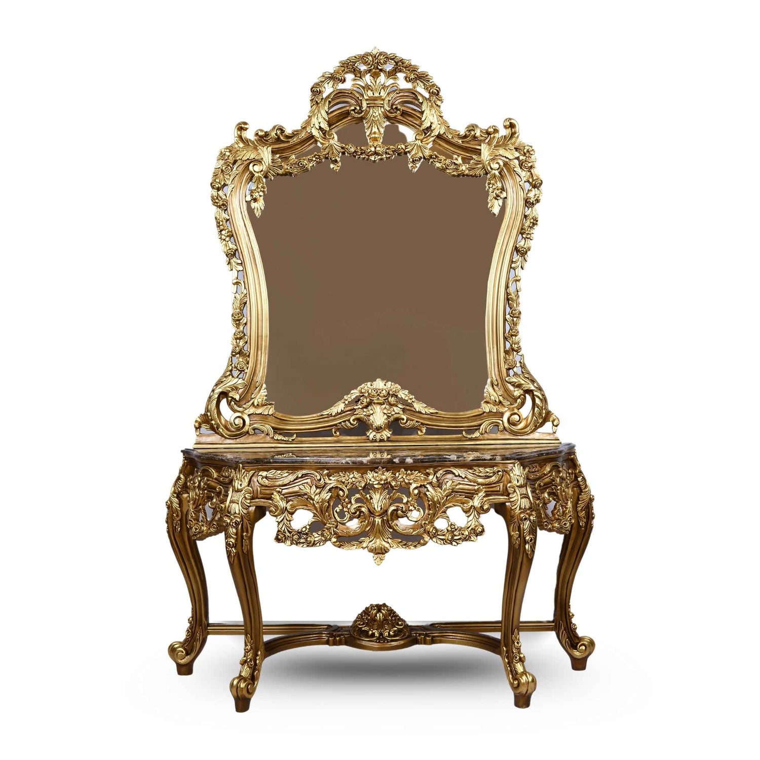 Lustro Regal Flora Spiegel Console