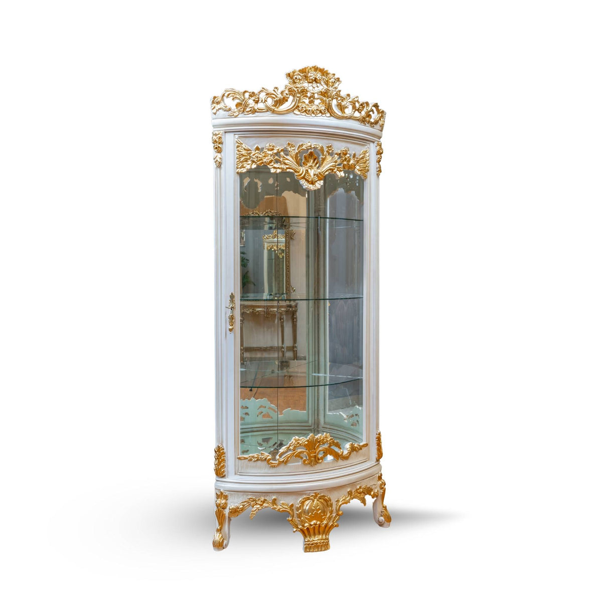 Ivory Elegance Vitrine