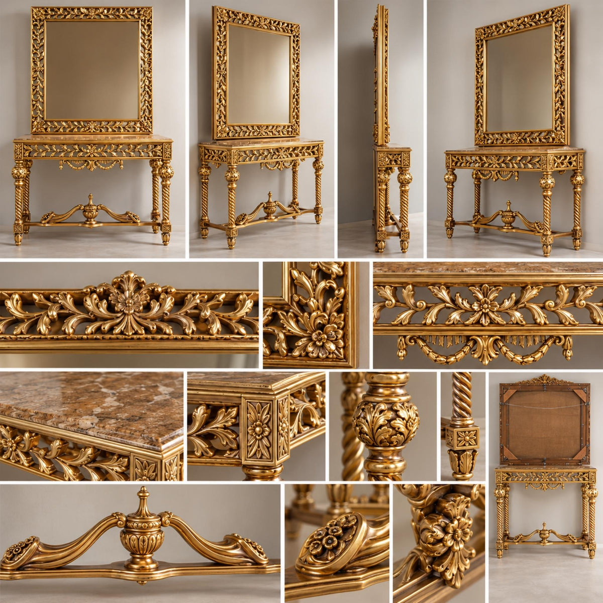 Lustro Imperium Spiegel Console