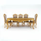 Majestic Goud Glas Barok Eettafel