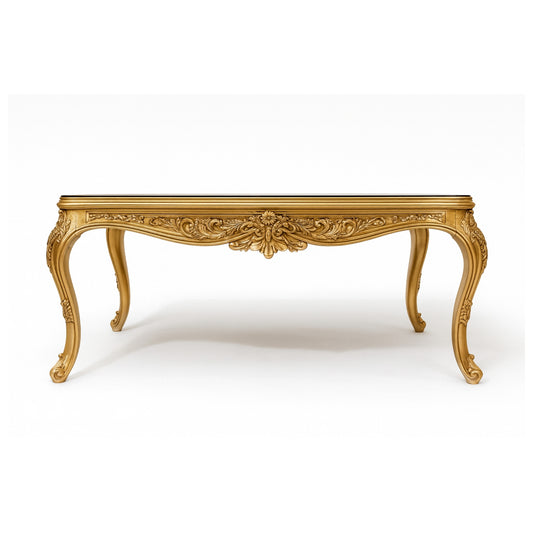 Majestic Goud Glas Barok Eettafel