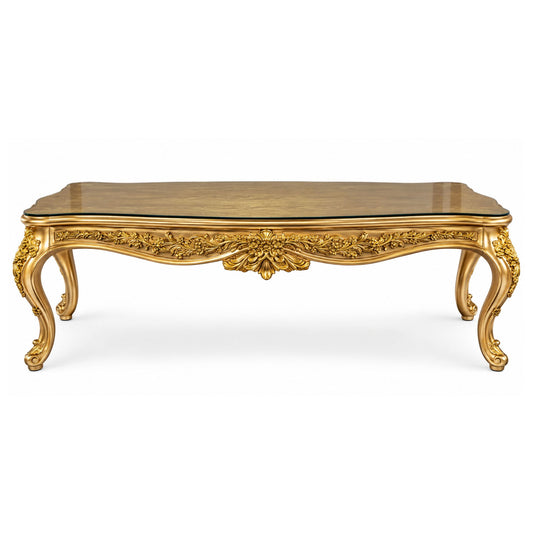 Majestic Goud Glas Barok Eettafel