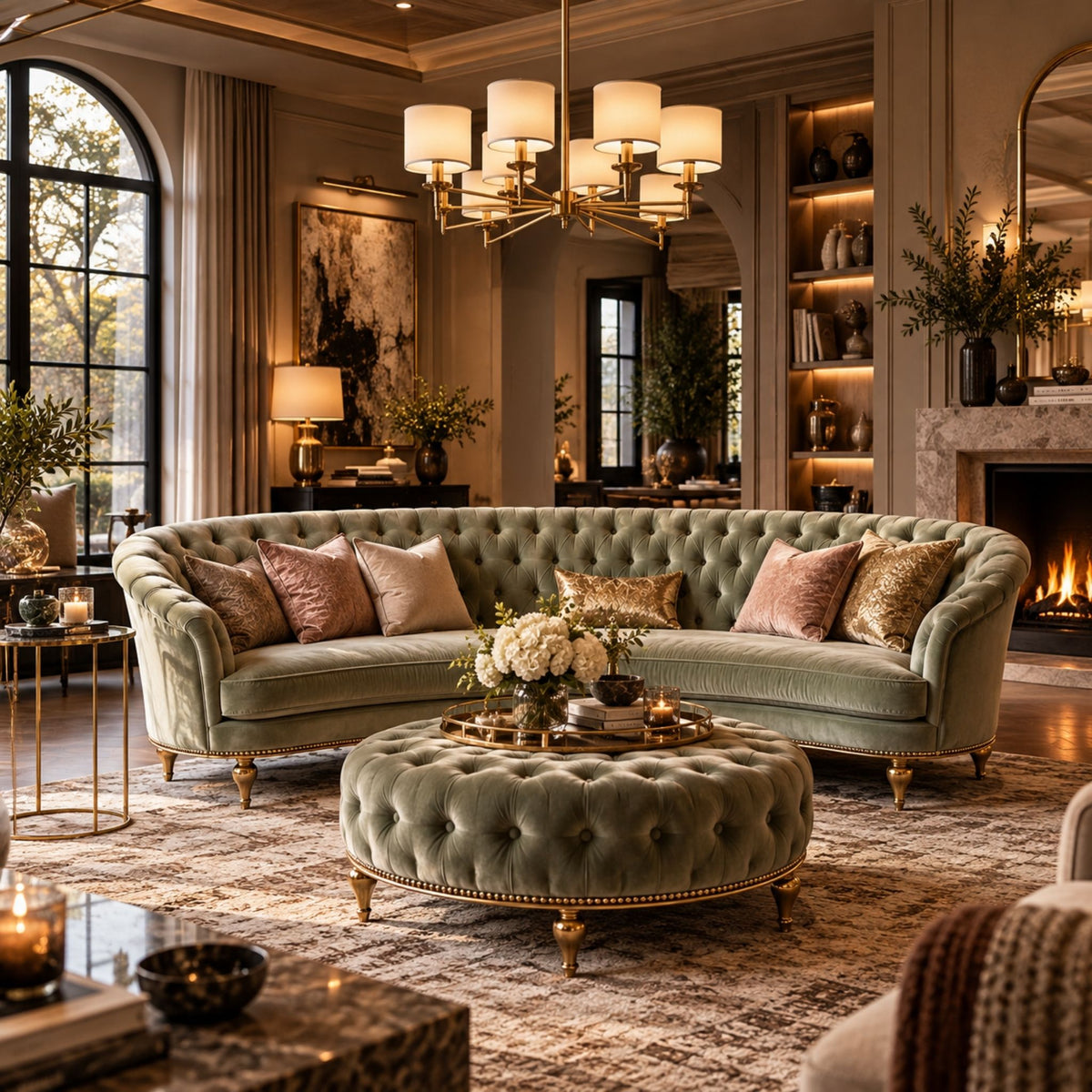 Monaco Curved Sofa Collection