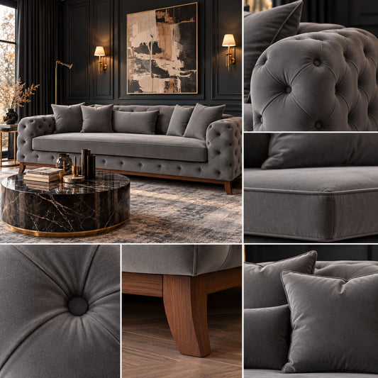 Montclair – Luxe Chesterfield Bankstel