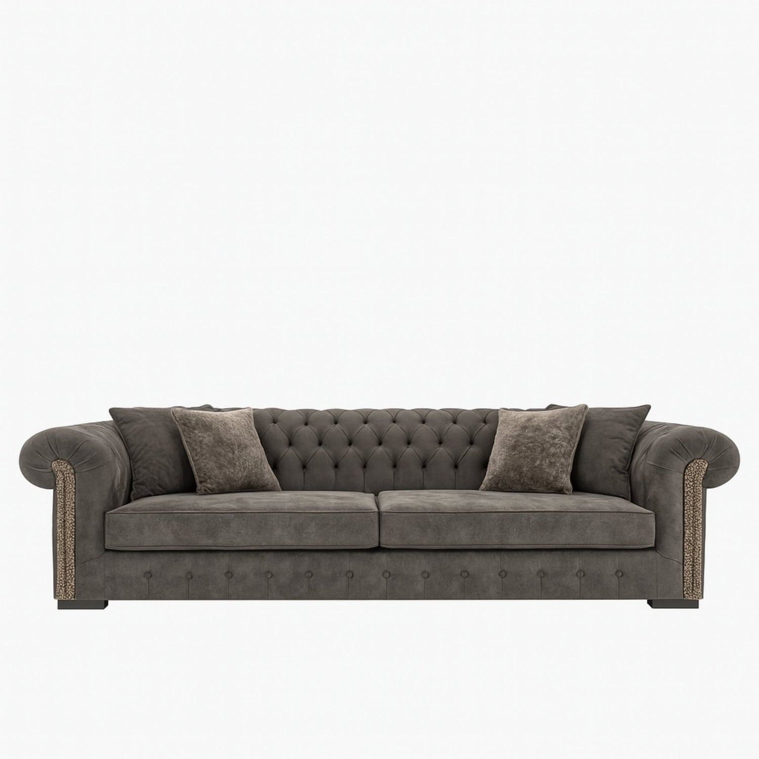 Noir Élégance Chesterfield Bank
