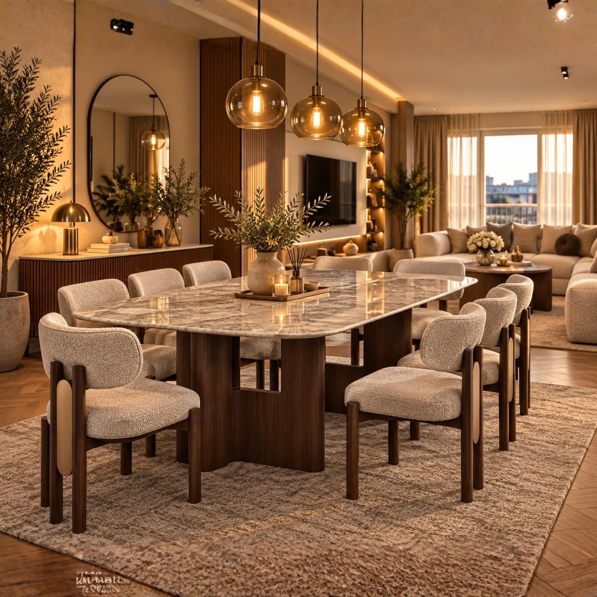 Novara – Moderne Eettafel met Stoelen