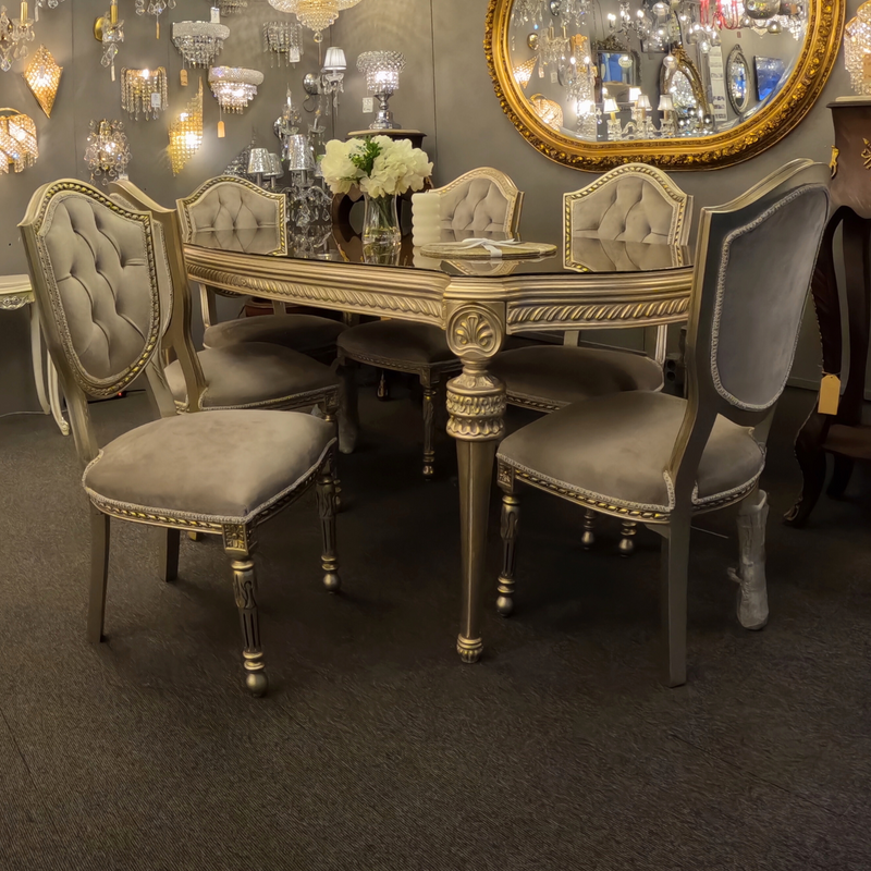 Royale Champagne Goud Eettafelset
