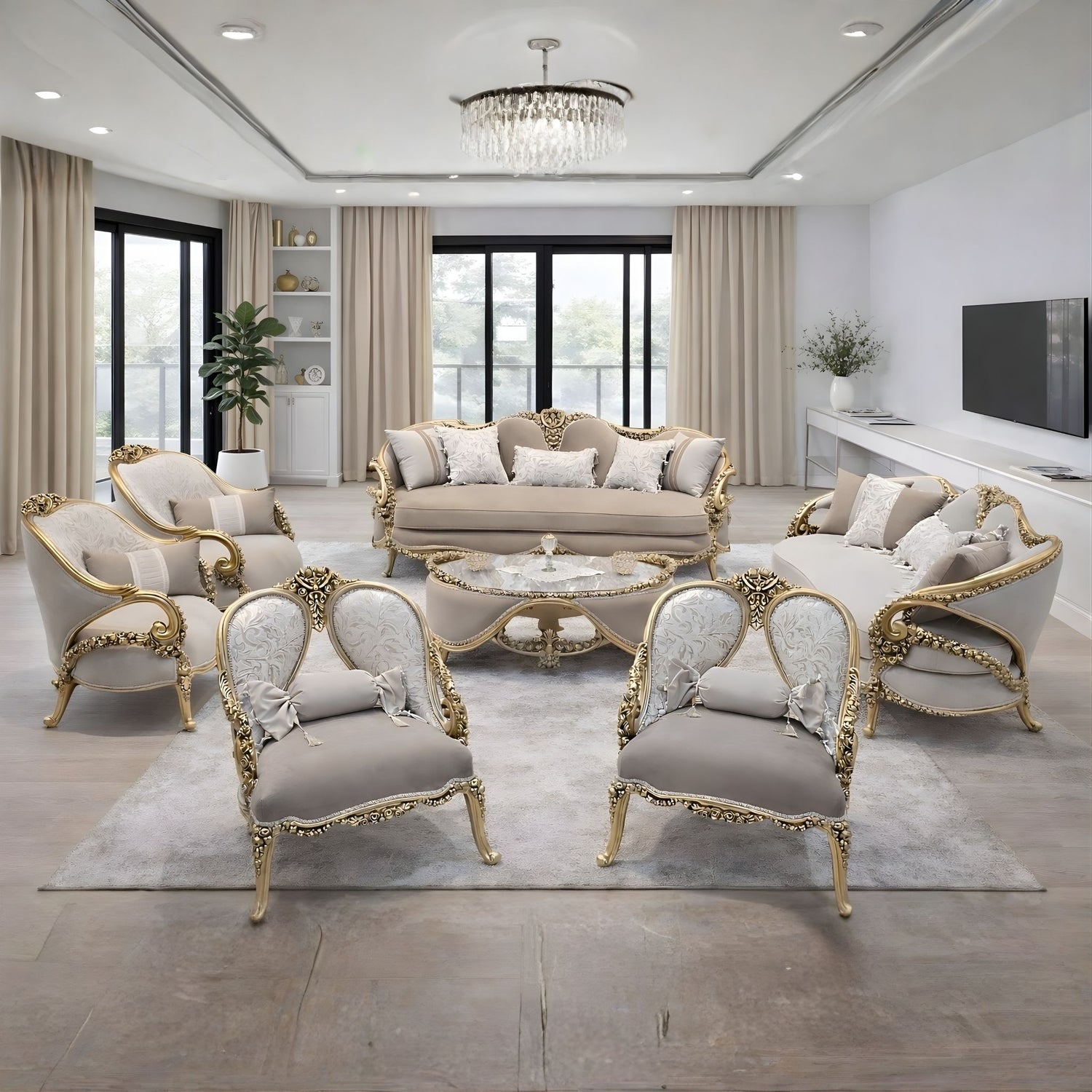 Palazzo Fiorentino salon set