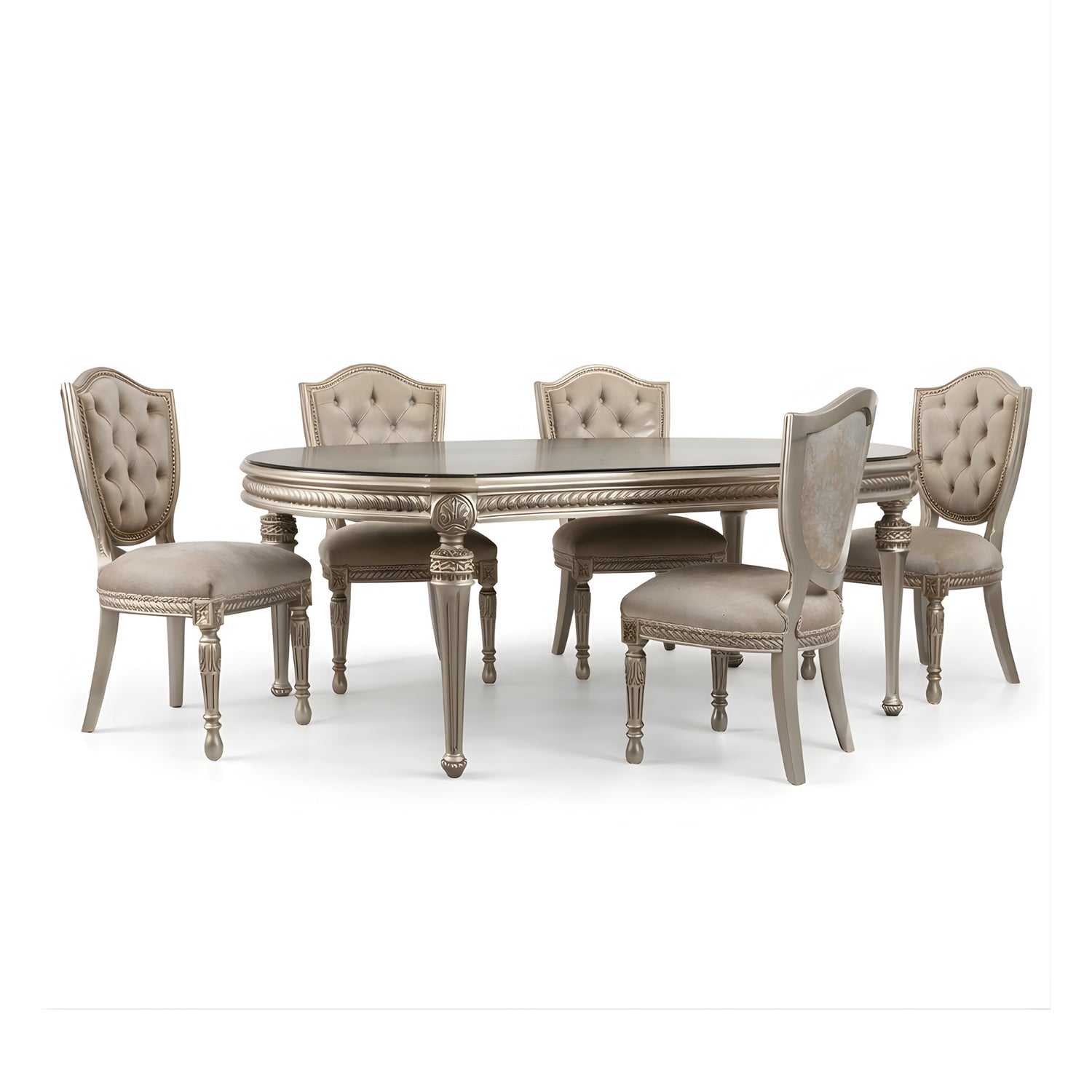 Royale Champagne Barok Eettafel