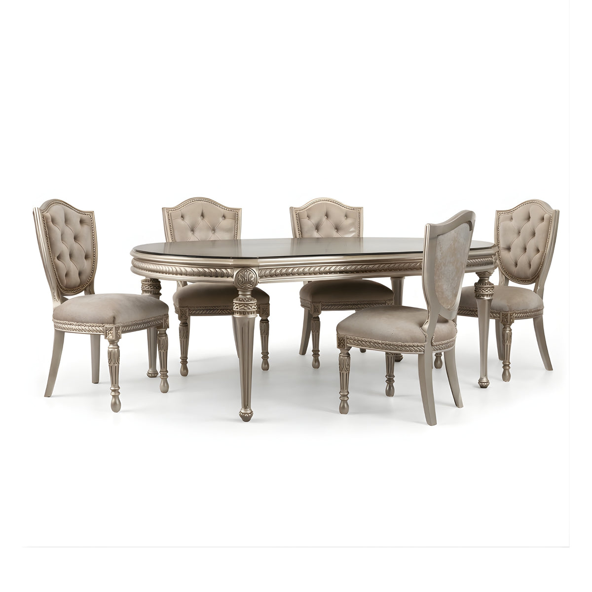 Royale Champagne Barok Eettafel