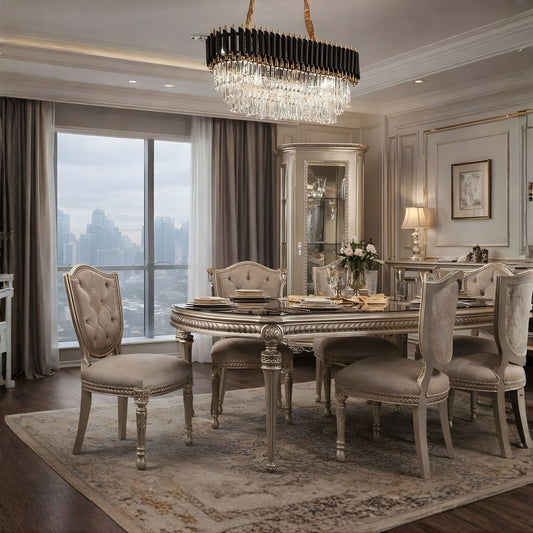 Royale Champagne Barok Eettafel