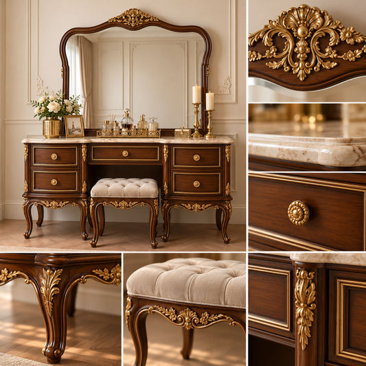 Valdoria – Luxe Barok Kaptafel