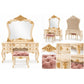 Velloria Royale – Barok Make-up Tafel met Spiegel & Poef
