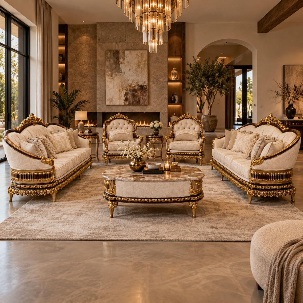 Versailles Imperial – Barok Salonset Gold