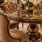 Vittoriano – Barok Eetkamerset Brown Marble & Gold